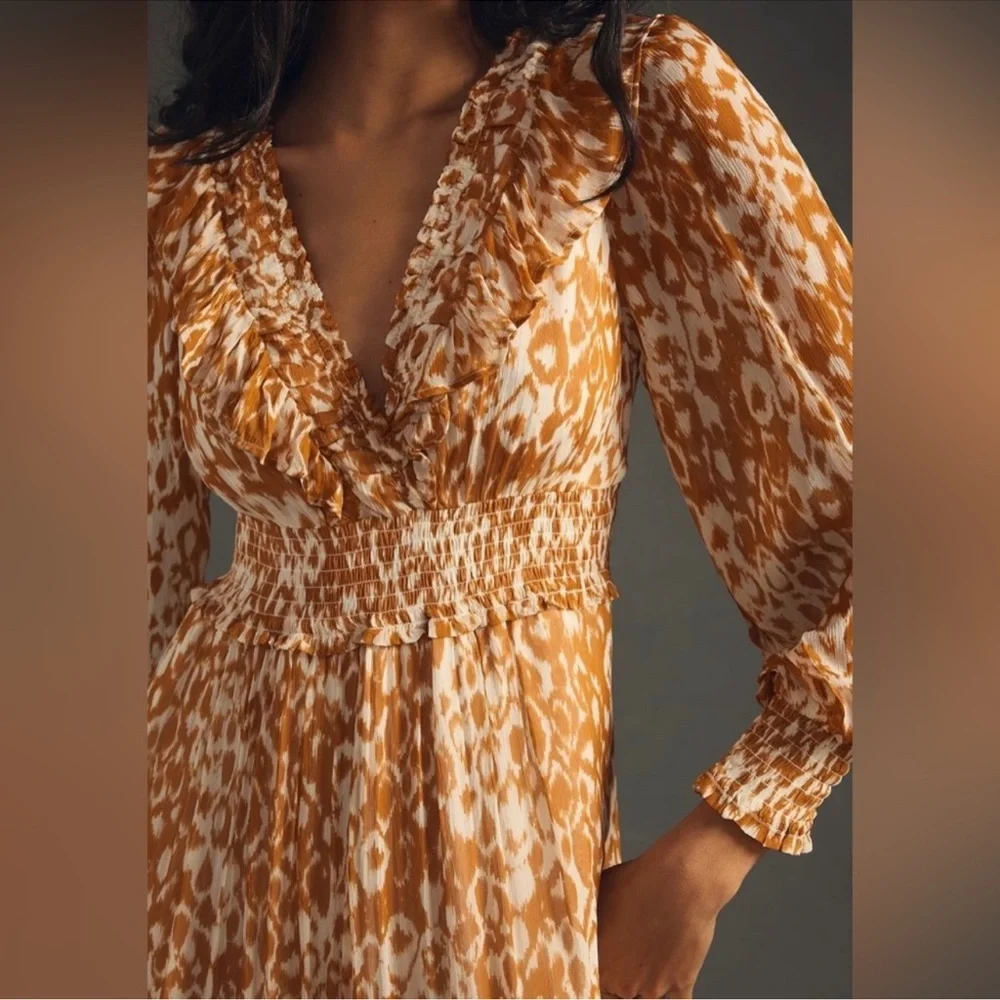 Anthropologie The Odetta Fall Print Maxi Dress - Picture 3 of 5